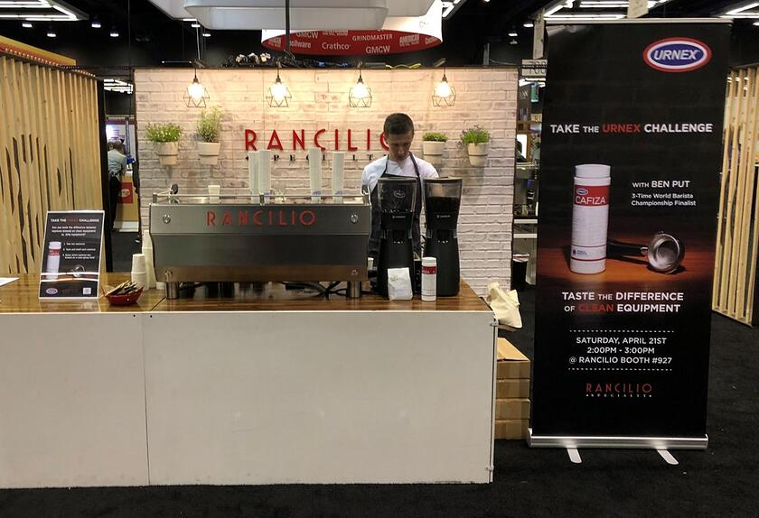 The Urnex Challenge at the Specialty Coffee Expo